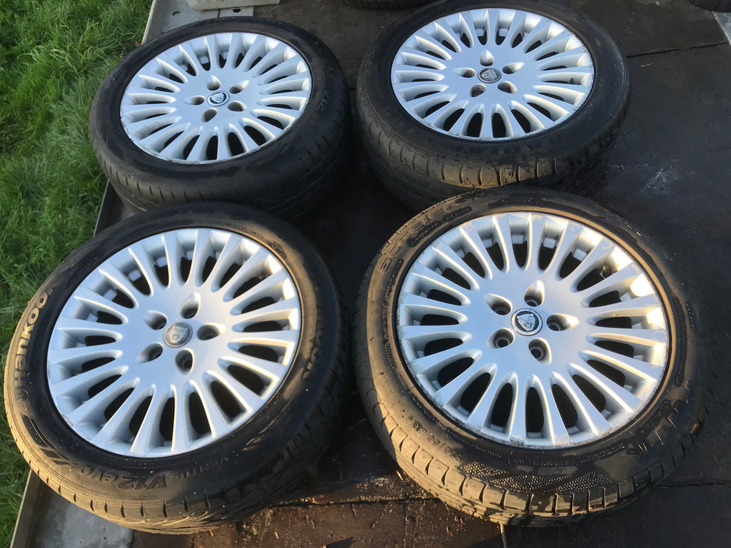 Jaguar XJ X350 X358 XJ8 Rapier 18” Alloy Wheels X4 5W93-1007-BA With T ...