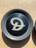 Daimler Jaguar D logo emblem X300 X308 XK8 XJ40 XJS wheel badges x4. CCC6348