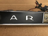 Jaguar XJS pre facelift reversing number plate lights trunk boot lid chrome plinth