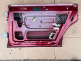Jaguar XJ40 Right Rear OSR Door Stripped Shell 1994 Flamenco Red CFH