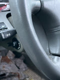 Daimler Jaguar X300 V12 6.0 Double Six 94-97 LFJ Nimbus Grey Half Wood And Leather Steering Wheel