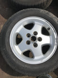Jaguar XJS X300 X308 XJ40 16” 5 Spoke Alloy wheels x5 with tyres  7Jx16  CCC4943