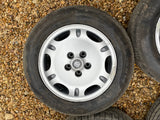 Jaguar X300 X308 XJ40 XJS 16” Dimple alloy wheels Pirelli tyres x4 8Jx16