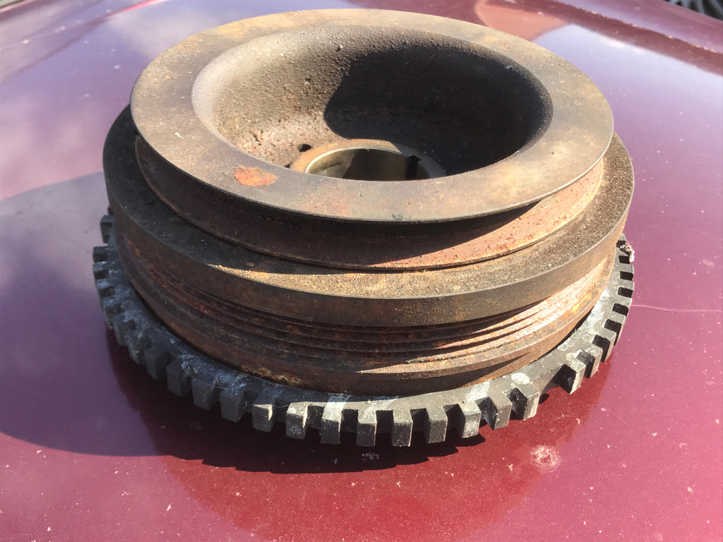 Jaguar XJ40 XJS AJ6 Crank shaft damper harmonic balancer 5 groove pull