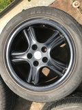 Jaguar X308 XJR XJ8 Black 18” Penta Alloy wheels & Tyres x4