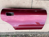 Jaguar XJ40 Right Rear OSR Door Stripped Shell 1994 Flamenco Red CFH