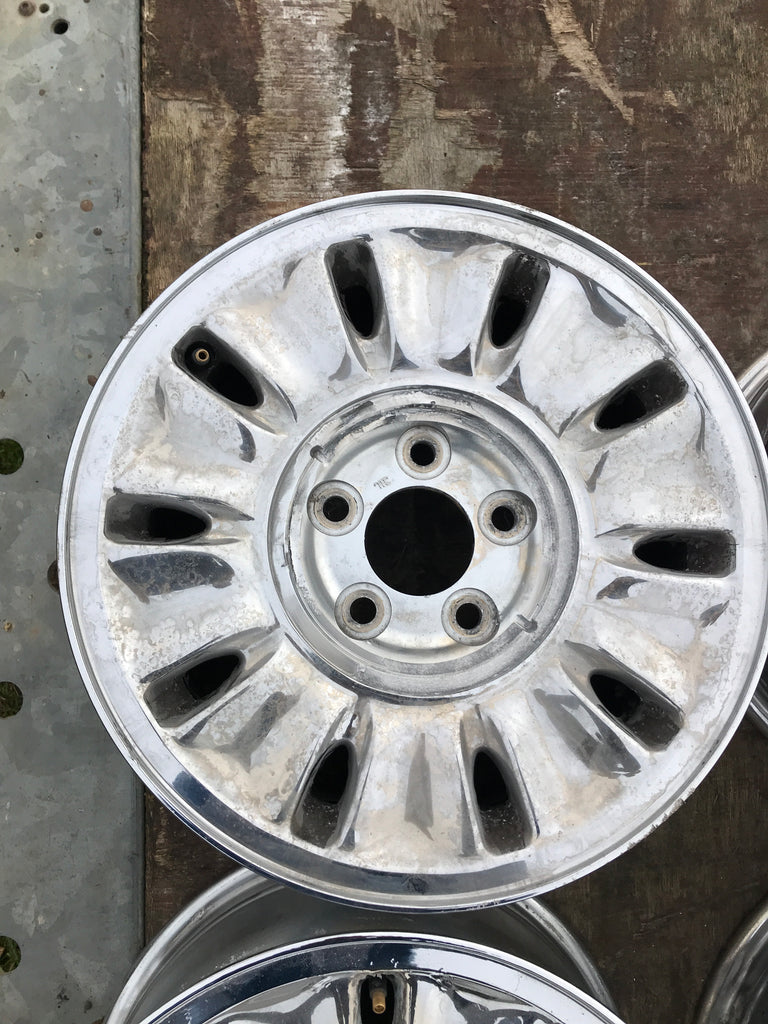 Daimler JAGUAR 16” X300 X308 XJ40 Chrome Turbine Alloy wheels x4 16x7J