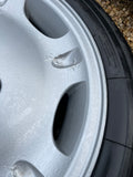 Jaguar X300 X308 XJ40 16” Dimple alloy wheels and tyres x4 8Jx16