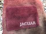 Jaguar XJ40 over mat rug set Mulberry Red