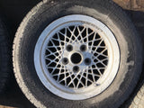 Daimler JAGUAR series 1,2,3 XJS XJ40 15” Lattice Cross Spoke alloy wheels x5 15x6.5J 5x120.65 pcd CBC2469