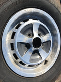 Jaguar XJS Series 1 2 3 Kent style 15” alloy wheel x1 diamond turned Pirelli P4000 215/70/15 tyre