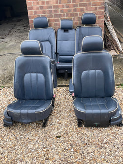 Range Rover L322 2002-06 HSE Blue Leather Seats front & Rear