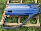 Jaguar X300 stripped Door shell NSF left Front  94-97 X300, SWB.  Sapphire Blue/ JGE