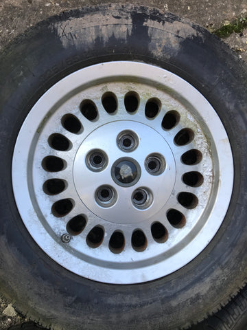 JAGUAR XJ40 15” Teardrop alloy wheels x4 15x7J 5x120pcd CBC4688