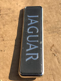 Jaguar XJ40 boot badge Dark grey back with silver lettering